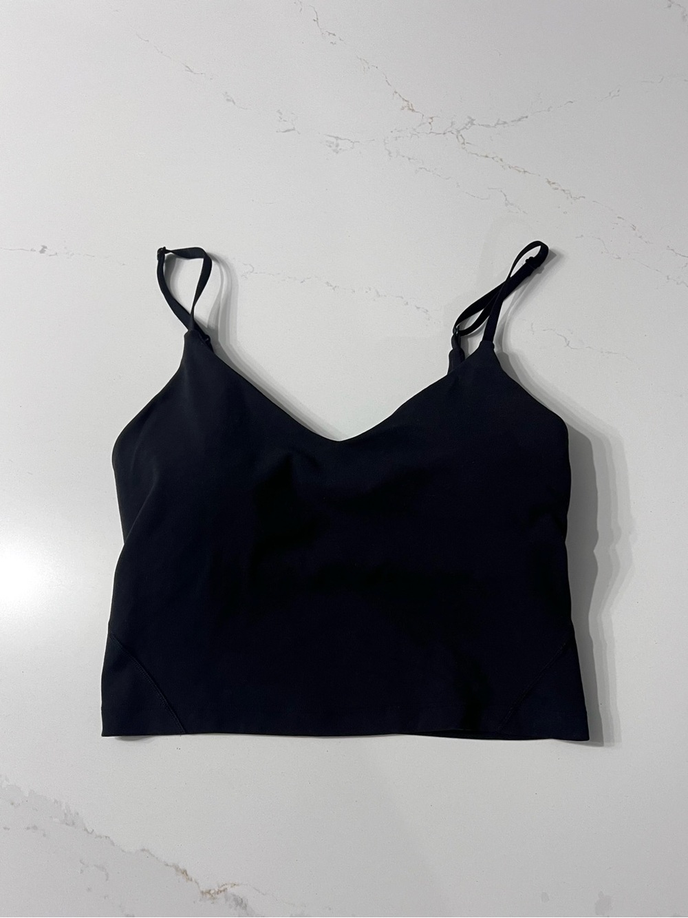 Lululemon Cropped Cami Tank Black
